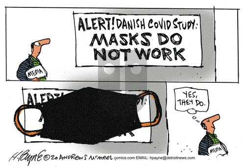 Henry Payne on Tuesday November 24, 2020 Comic Strip
