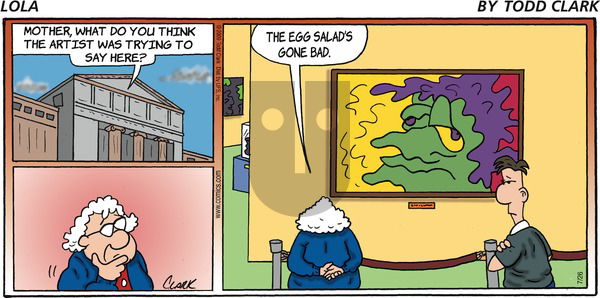 Lola on Sunday July 26, 2009 Comic Strip