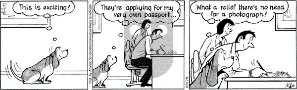 Fred Basset on Monday September 29, 2008 Comic Strip
