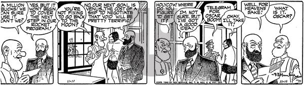 Alley Oop on Friday November 11, 1949 Comic Strip