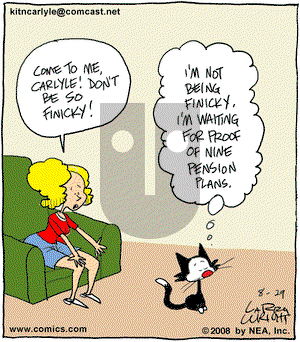 Kit 'N' Carlyle on Friday August 29, 2008 Comic Strip