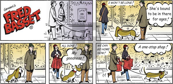 Fred Basset - Sunday December 11, 2022 Comic Strip