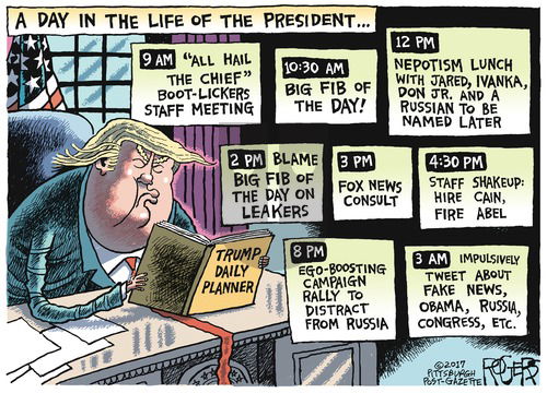 Rob Rogers on Sunday August 6, 2017 Comic Strip