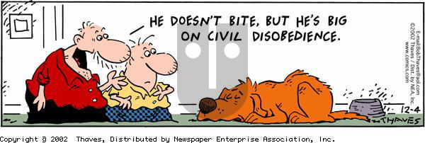 Frank and Ernest on Wednesday December 4, 2002 Comic Strip