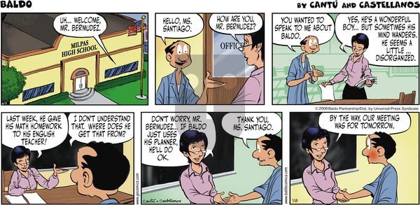 Baldo on Sunday January 6, 2008 Comic Strip