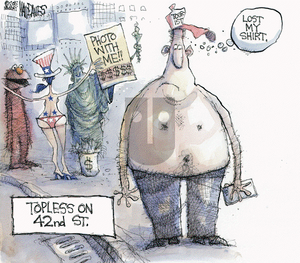 Matt Davies on Monday August 24, 2015 Comic Strip