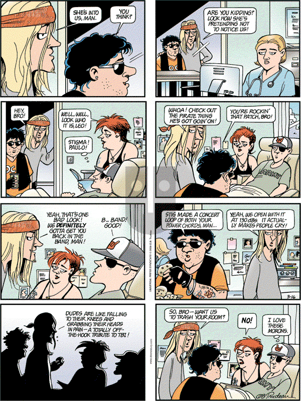 Doonesbury - Sunday March 16, 2008 Comic Strip