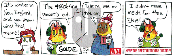 Breaking Cat News - Monday January 1, 2024 Comic Strip
