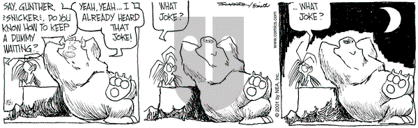 The Grizzwells on Monday May 21, 2001 Comic Strip