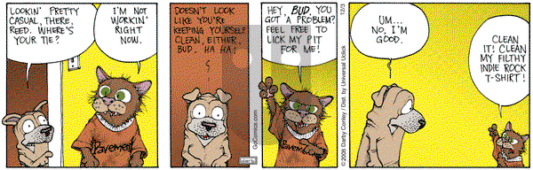 Get Fuzzy on Thursday December 3, 2015 Comic Strip