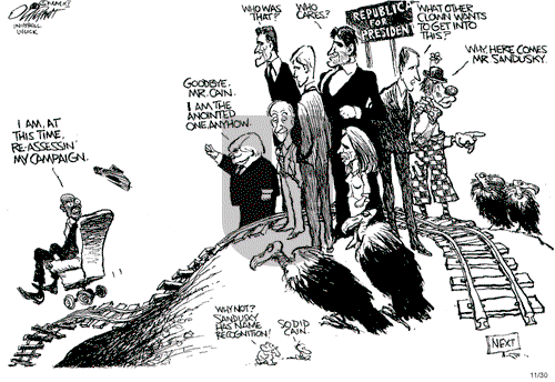 Pat Oliphant on Wednesday November 30, 2011 Comic Strip