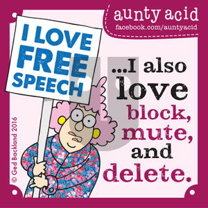 Aunty Acid on Tuesday June 14, 2016 Comic Strip