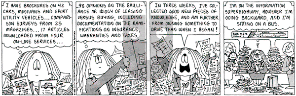 Cathy Classics on Saturday September 16, 1995 Comic Strip