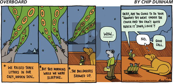 Overboard on Sunday March 18, 2018 Comic Strip