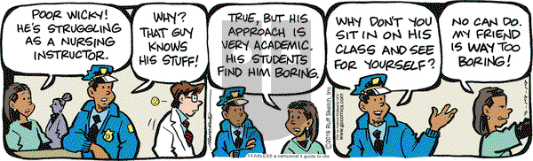 JumpStart on Tuesday March 19, 2019 Comic Strip
