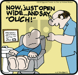 Ziggy on Wednesday July 18, 2018 Comic Strip