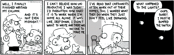 FoxTrot on Saturday September 7, 1996 Comic Strip