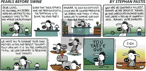 Pearls Before Swine on Sunday October 27, 2002 Comic Strip