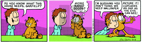 Garfield on Monday September 9, 1991 Comic Strip