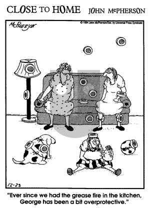 Close to Home on Tuesday October 17, 2000 Comic Strip
