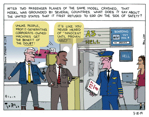 Ted Rall on Monday March 18, 2019 Comic Strip