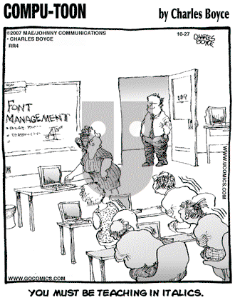 Compu-toon on Saturday October 27, 2007 Comic Strip