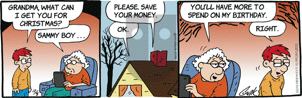 Lola on Monday December 8, 2025 Comic Strip