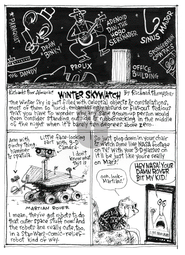 Richard's Poor Almanac on Tuesday December 29, 2015 Comic Strip