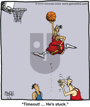 In the Bleachers on Wednesday March 31, 2010 Comic Strip
