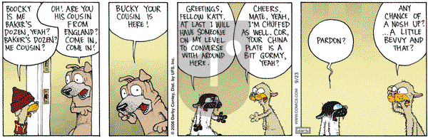 Get Fuzzy on Saturday September 23, 2006 Comic Strip