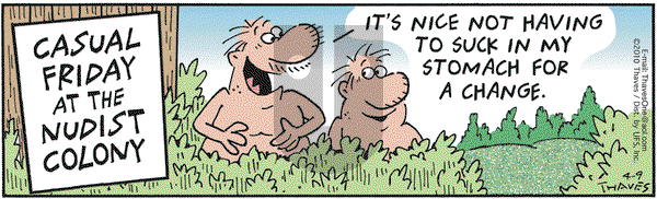Frank and Ernest on Friday April 9, 2010 Comic Strip