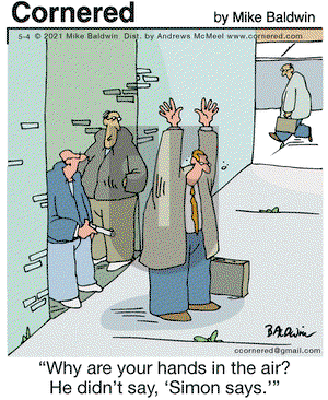 Cornered on Tuesday May 4, 2021 Comic Strip