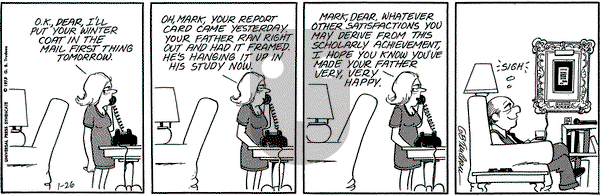 Doonesbury on Friday January 26, 1973 Comic Strip