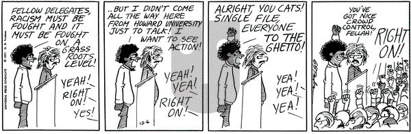 Doonesbury on Monday December 6, 1971 Comic Strip