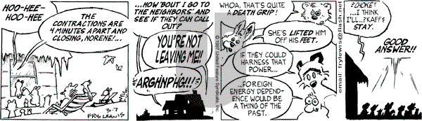 Over the Hedge on Tuesday July 22, 1997 Comic Strip