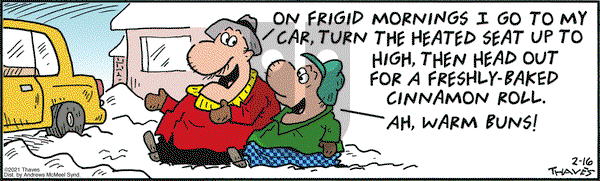 Frank and Ernest on Tuesday February 16, 2021 Comic Strip