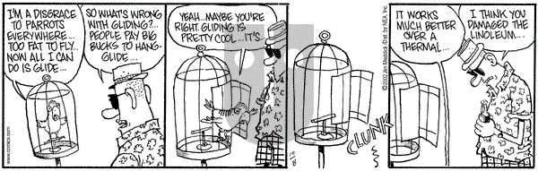 Monty on Tuesday October 8, 2002 Comic Strip