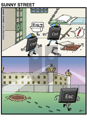 Sunny Street on Monday July 1, 2013 Comic Strip