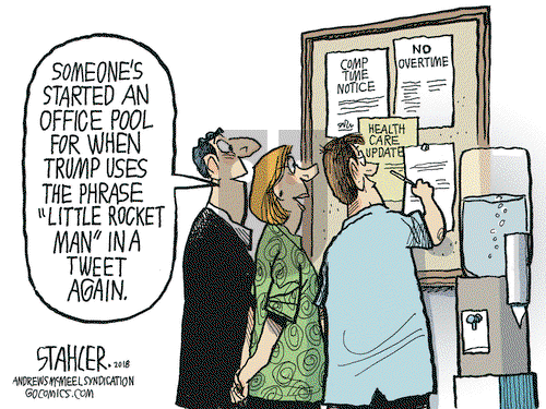 Jeff Stahler on Wednesday June 13, 2018 Comic Strip