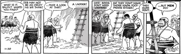 Alley Oop on Tuesday January 20, 1970 Comic Strip