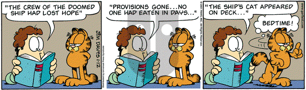 Garfield - Friday January 12, 2001 Comic Strip