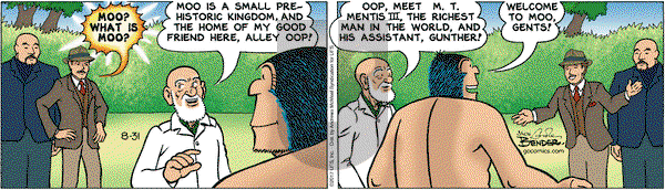 Alley Oop on Thursday August 31, 2017 Comic Strip