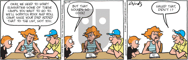Cleats - Tuesday June 17, 2008 Comic Strip