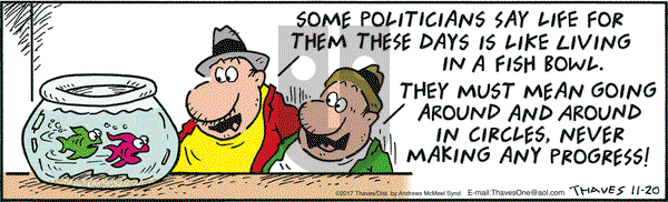 Frank and Ernest on Monday November 20, 2017 Comic Strip