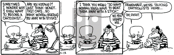 Monty on Thursday August 28, 2003 Comic Strip