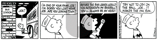 Peanuts on Monday June 30, 1975 Comic Strip