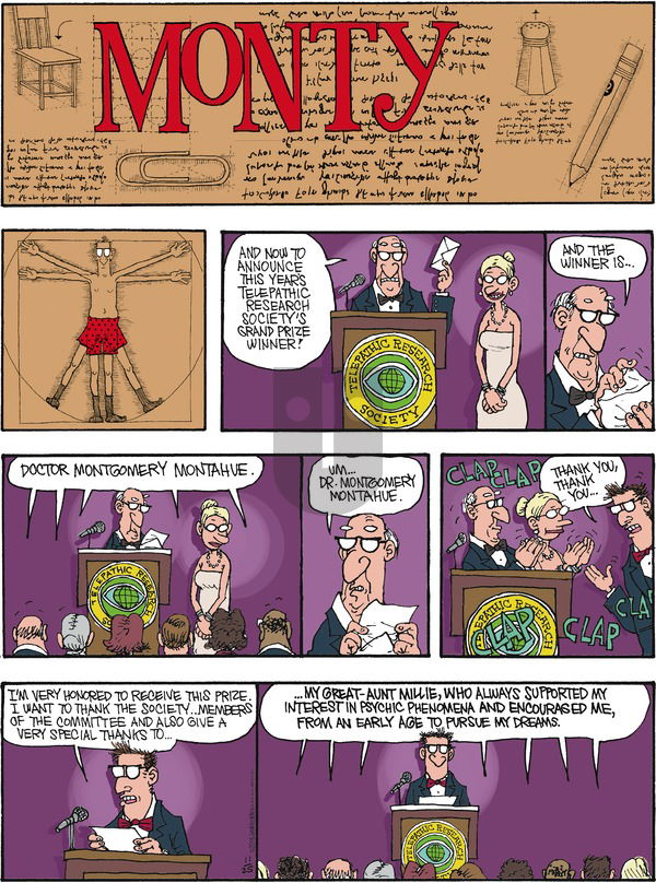 Monty on Sunday November 25, 2018 Comic Strip
