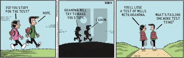 Grand Avenue on Thursday October 12, 2023 Comic Strip
