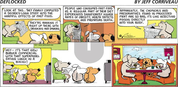 DeFlocked on Sunday August 3, 2014 Comic Strip