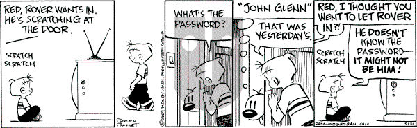 Red and Rover on Thursday May 21, 2009 Comic Strip